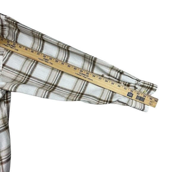 Men's Jos. A. Bank 100% Linen Plaid Long Sleeve Button Down Shirt XL 0069 - Picture 8 of 8